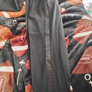 Black Satin Trousers